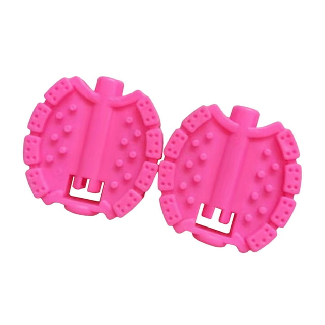 2 pedales de triciclo para niños pequeños, impermeables y a prueba de polvo. Rosa