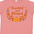 thumbnail image 4 of Inktastic Thankful and Blessed Pumpkin and Fall Leaves Boys or Girls Toddler T-Shirt, 4 of 5