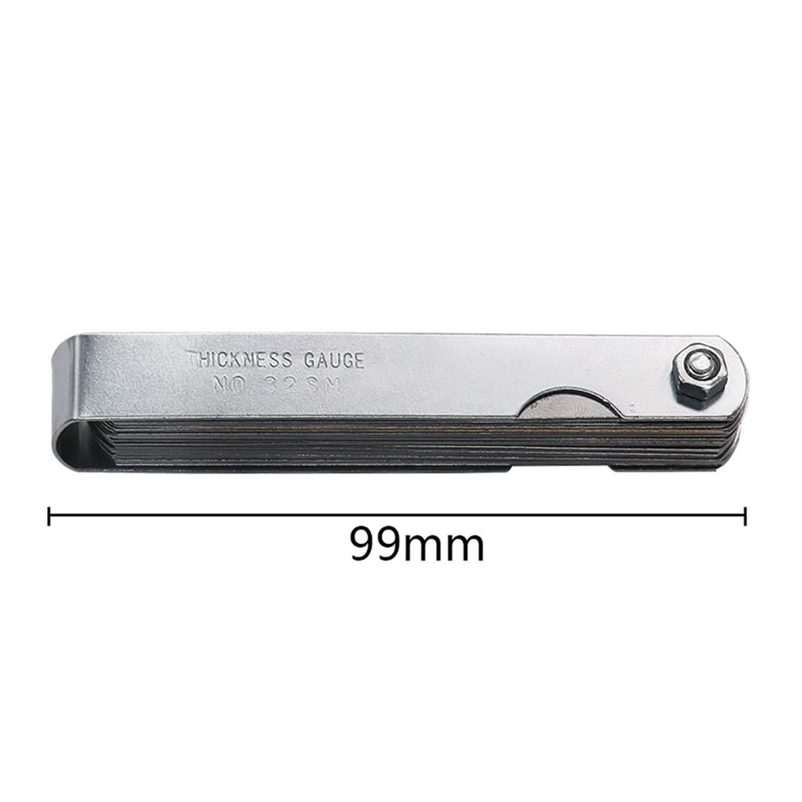 32PCS Blades Universal Thickness Gage Set Metric Guage Stainless Steel Feeler Gauges High Accuracy Gap Measuring Tool