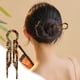 thumbnail image 5 of Fiudx Liquidación de ofertas flash Horquilla de pez pequeño universal para mujer, con forma de albóndiga, para uso diario, con forma de U, artefacto para el cabello, horquilla multifuncional con sent, 5 of 5