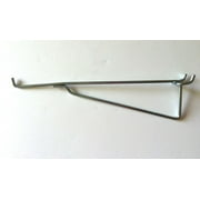(2 Pack) Metal 8 Inch Shelf Bracket Garage Peg Hanger for 1/8  1/4 Pegboard