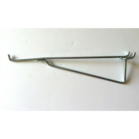 

(2 Pack) Metal 8 Inch Shelf Bracket Garage Peg Hanger for 1/8 1/4 Pegboard