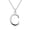 C, variant on Sterling Silver Plated Necklace Women Pendant Initial Letter Alphabet B375-B