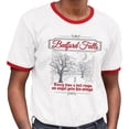 thumbnail image 2 of Bedford Falls Ringer Tee Shirt Unisex 2X-Large White/Red, 2 of 5