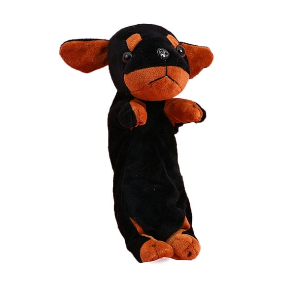 Large Capacity Pencil Case Plush Pen Bag Pencil Pouches Cartoon Dog Pencil Bag Makeup Bag Desk Organizers for Student