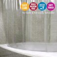 thumbnail image 4 of BRILLAR Forro transparente para cortina de ducha, 72 x 72 pulgadas, plástico Eva antimoho, para bañera y baño, 4 of 5
