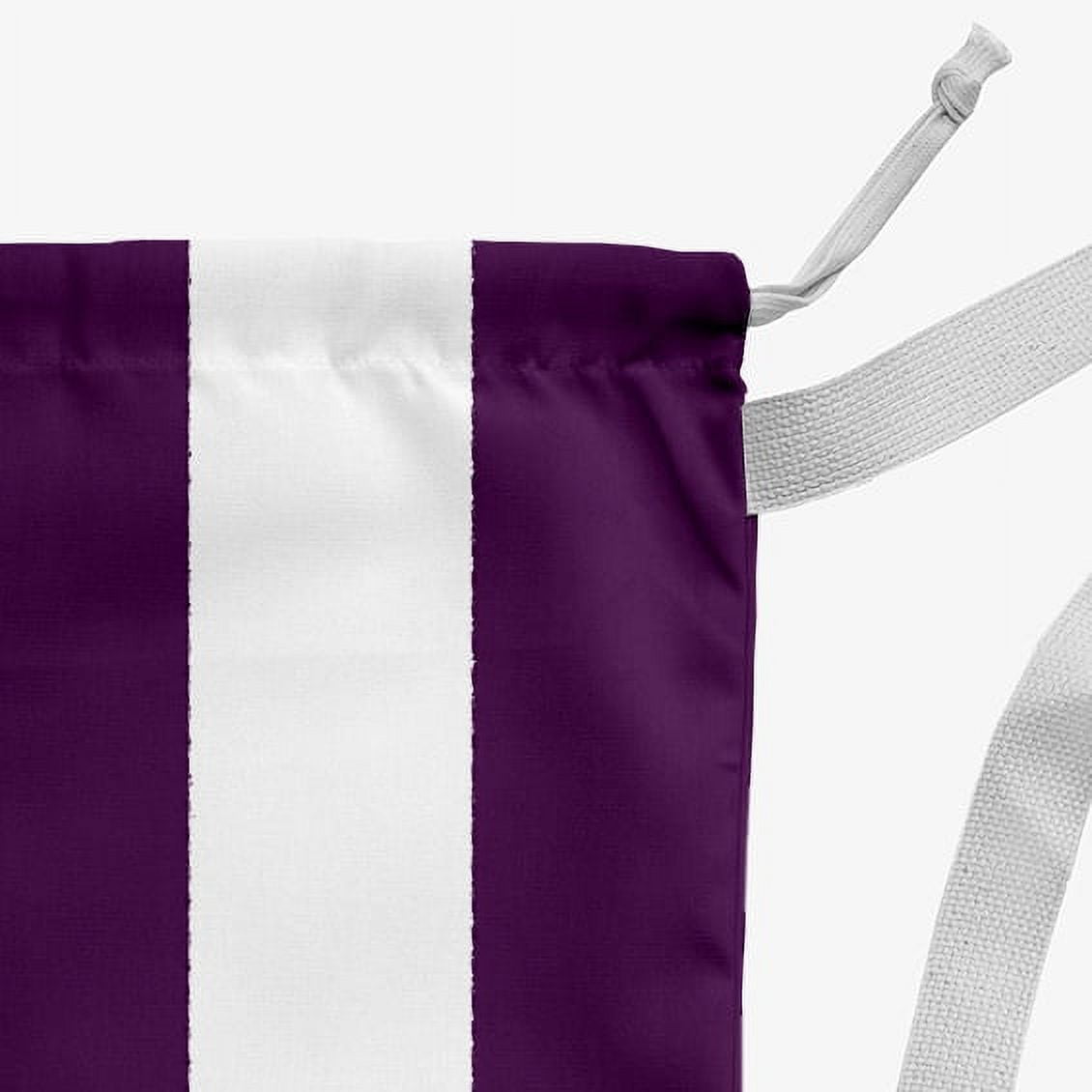 Simply Daisy Peace 18 x 29 in Deep Purple Laundry Bag
