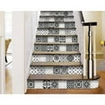 thumbnail image 5 of HomeRoots 399960 4 x 4 in. Black, White & Gray Bella Peel & Stick Tiles, 5 of 9