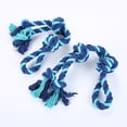 thumbnail image 4 of Dog Rope Knot Toy Cotton Bite Resistant Rope Puppy Toy Puppy Chew Rope for Dog, 4 of 10