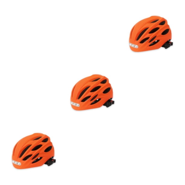 Wosthever Cascos de bicicleta impermeables, transpirables, duraderos, que garantizan un alto rendimiento, multifuncionales, cómodos, naranja L Type1 NO1