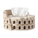 thumbnail image 2 of Cubierta para Caja de Tejidos Clásica Hecha a Mano, Inspirada en Reliquias de Civilizaciones Históricas, Porta Tejidos Decorativo Moderno y Duradero para Sala de Estar, Oficina, Baño., 2 of 9