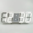 thumbnail image 5 of Glowing Night Mode Date Temperature Display Precise Digital Clock 3D LED Electronic Table Clock Wall Decor Household Supplies, 5 of 8