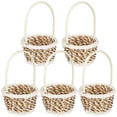 thumbnail image 6 of Milisten Woven Storage Baskets Plastic for Hotel Owners 5Pcs 4.32X4.32X5.70in, 6 of 8