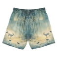 thumbnail image 7 of FORMRS Boys Swim Trunks Quick Dry Mesh Liner Boardshorts Sizes XS-XL, Night Forest Scene, 7 of 7