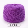 thumbnail image 1 of Xiao Hua Hilo para ganchillo, 2 ovillos, 300 g en total, perfecto para proyectos de ganchillo, hilo suave y duradero, color morado., 1 of 5