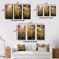 thumbnail image 4 of Designart "Pink Green Exotic Orchids Elegance Harmonious Orchids" Floral Framed Wall Art Set Of 3 - Pink Floral Frame Gallery Wall Set For Home Decor, 4 of 7