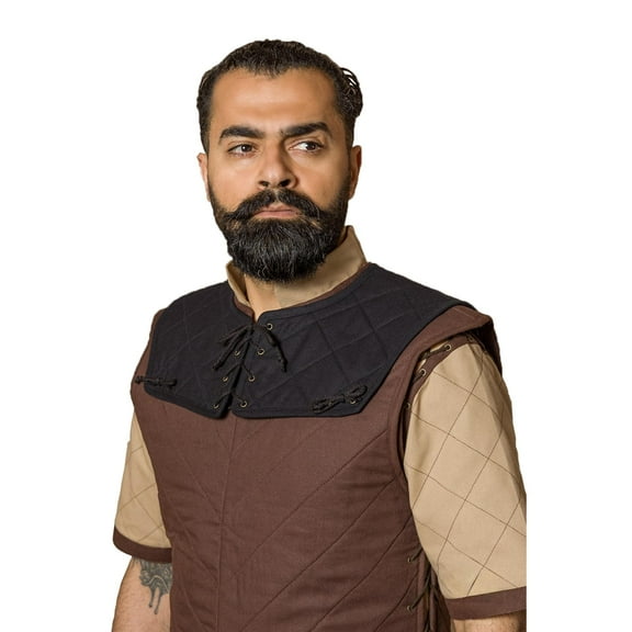 Burgschneider - Dungeons & Dragons Fighter Gorget Black (size: XXL )