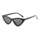 thumbnail image 2 of Gafas de sol Gafas de sol de moda Estilo retro Gafas de sol triangulares Protección solar Negro, 2 of 9