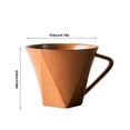 thumbnail image 2 of Tasse à Café Découpée à la Main 1 Pcs, Poterie Grossière Multicolore, Capacité de 9,98 oz pour Café, 2 of 5