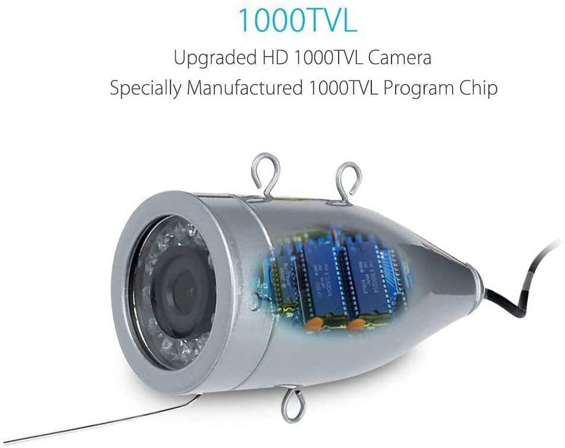 7 TFT 1000tvl Underwater Fishing Video Camera Kit,WiFi Wireless APP  Supports Video Record and Take Photo,20m (30m) : : Sports &  Outdoors