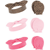 Hudson Baby Unisex Cotton Headband and Scratch Mitten Set