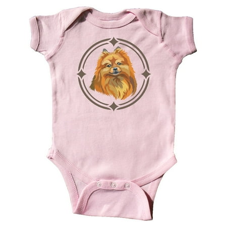 

Inktastic Pomeranian Dog Art Gift Gift Baby Boy or Baby Girl Bodysuit