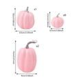 thumbnail image 3 of 12PCS Artificial Pumpkin Figurine, Realistic Foam Harvest Ornament, Fall Decoration for Halloween Thanksgiving Party Home Desktop Display, 3 of 6