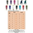 thumbnail image 2 of Avamo Womens Lounge Elastic Waist Leggings Elastic Waist Skinny Pants Slim Fit Solid Color Stretch Capris Pants, 2 of 2