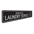 thumbnail image 3 of Laundry Service Novelty Sign, Metal Wall Decor - 4x18 inches, 3 of 4
