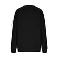 thumbnail image 4 of Trubkh Sweatshirts for Women Womens Sweat Shirts No Hood Sweatshirts for Women Trendy Sweatshirts Women Crewneck Sweatshirts Women Embroidered Sweatshirt Vintage Sweatshirt Black S, 4 of 6