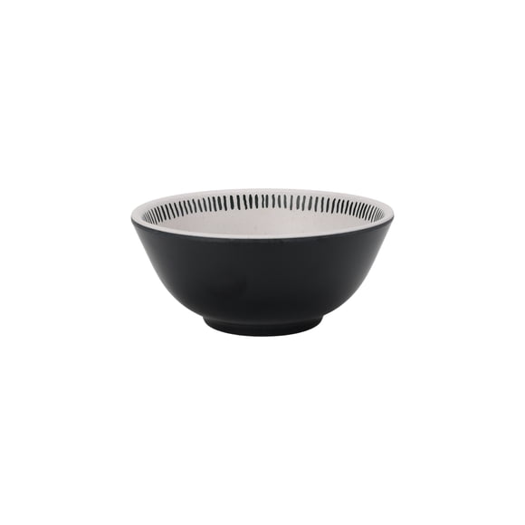 Hometrends Mini Bol en Bambou Mélamine Noir 4.25 Inch