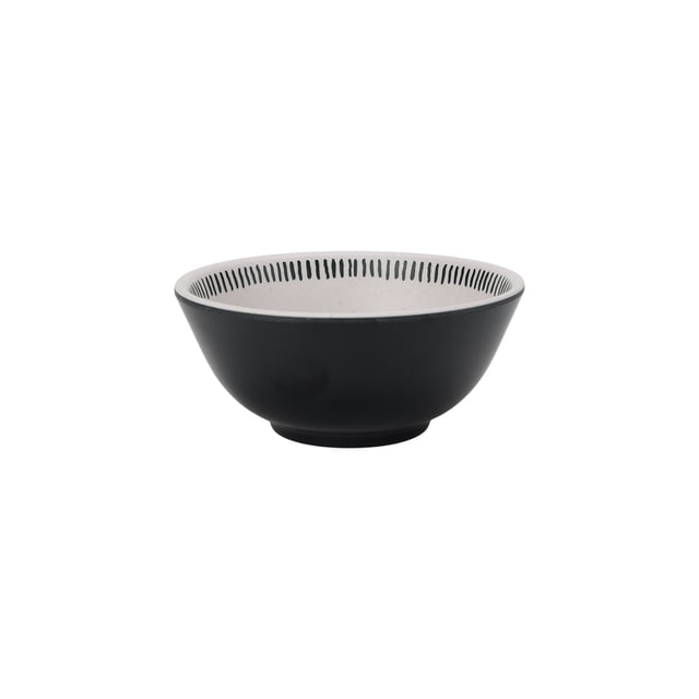 Hometrends Black Bamboo Melamine Mini Bowl 4.25 Inch
