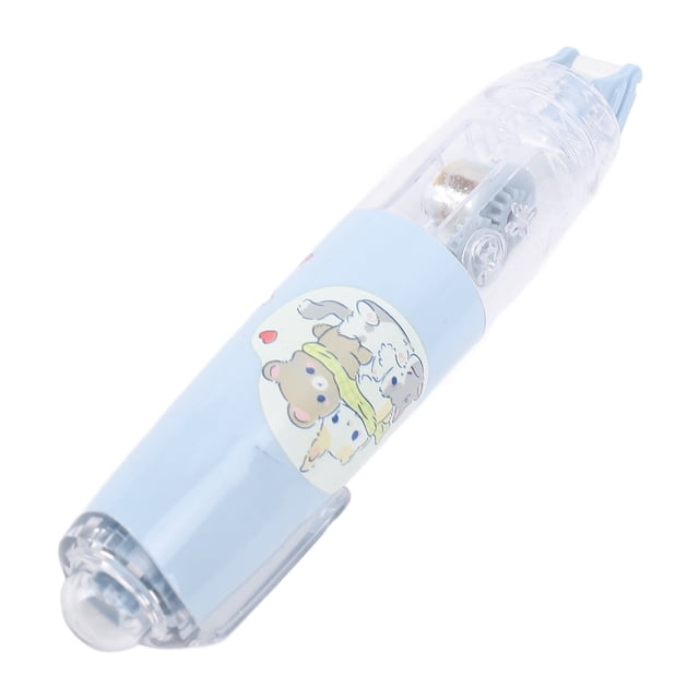 Rouleau de Ruban Adhésif Permanent Rétractable Double Face de 6 mm de Large, Conception Pratique à Boutons-Poussoirs, Rechargeable, Durable, Pointe Rotative à 360°, Style Moderne, avec Recharges pour Album de Scrapbooking