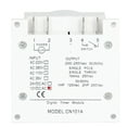 thumbnail image 4 of Electronic Timer 12V Timer Relay Programmable 17 Times Week Automatic Timer Error Correction Relay For Power Control, 4 of 9