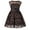 Multi-Color, variant on Girl Dress Multicolor Rainbow Polka Dot Black Tulle Party Gown 10 Years