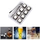 thumbnail image 1 of Piedras de whisky de acero inoxidable, cubitos de hielo reutilizables para enfriar whisky, vino, bebidas, juegos de regalo para familiares y amigos (juego de 8) oso de fresa Hogar, 1 of 5