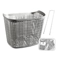 thumbnail image 4 of Colaxi Bike Basket Bike Hanging Basket with Strut, Convenient Bike Storage Basket Handlebar Bike Basket for Mountain Bikes, Outdoor Gray and Long strut, 4 of 8