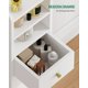 thumbnail image 5 of Gabinete de almacenamiento para baño, gabinete de piso de esquina con cajones y puertas, gabinete estrecho para papel higiénico, organizador de baño con estante ajustable, para espacios pequeños,, 5 of 8