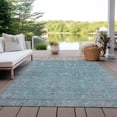 thumbnail image 6 of Addison Rugs Chantille Indoor/Outdoor Traditional Global Teal Washable Rectangle Rug, 10' x 14', 6 of 6