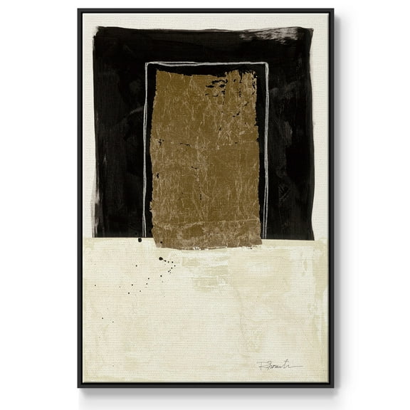 Standing Strong I Framed Premium Gallery Wrapped Canvas - Ready to Hang - 17 x 25 - Black Floating Frame