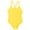 X265 Yellow, variant on Confree Child Girls Summer Swimsuit Solid Color Bathing Suits Sandwear Casual Comfortable For Girls Swimwear Size 10-11 Years Pink