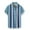 Blue, variant on Stamzod Men Clothes Mens Harajuku Business Shirts Casual Short Sleeve Button Down Print Colorblock Dress Shirts Plus Size Beach Shirts Tops
