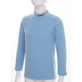 thumbnail image 6 of iiniim Boys' Girls' Thermal Compression Shirt Fleece Lined Undershirt Long Sleeve Base Layer Tops Size 2-16 Light Blue 15-16, 6 of 7