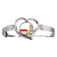 thumbnail image 1 of Portugal Coimbra National Landmark Building Pulsera pulsera de joyería en forma de corazón Unbranded M, 1 of 3