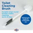 thumbnail image 2 of Clorox Toilet Plunger and Bowl Brush Combo Set with Caddy, 6.75" x 7" x 19.5", White/Gray, Pack of 2, 2 of 5