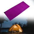 thumbnail image 1 of Forro para saco de dormir, sábana para dormir con cremallera, manta para mochilero, lavable, compacta para uso en interiores y exteriores, versátil, Púrpura, 1 of 8