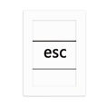 thumbnail image 1 of Keyboard Symbol Esc Desktop Photo Frame Picture Display Decoration Art Painting, 1 of 3