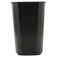 thumbnail image 2 of Rubbermaid Deskside Plastic Wastebasket, Rectangular, 3.5 Gal, Black, 2 of 3