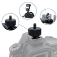 thumbnail image 3 of Yimiti Triple Hot Shoe Mount Adapter Two Screw Brackets For Flash Dslr Cameras,Style Four, 3 of 7