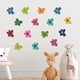 thumbnail image 3 of 16 Piezas JAMW Pegatinas de Pared Estética Preppy Y2K Flores Coloridas, 3 of 5